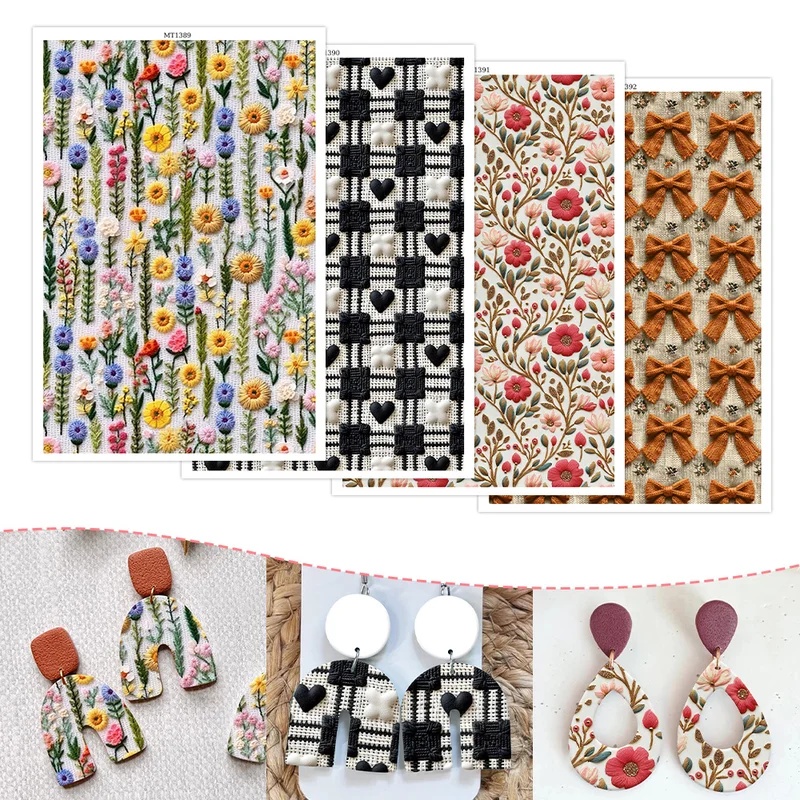 Beeswax Wrap - Giấy dán hình hoa nhiều màu