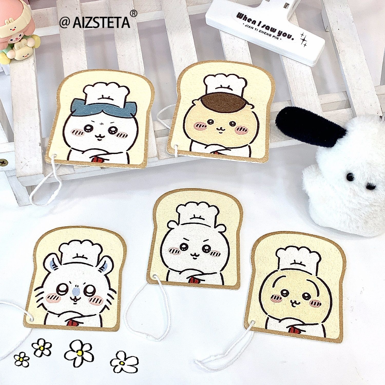Eco Sponge - Jiikawa wood pulp cotton compressed cute