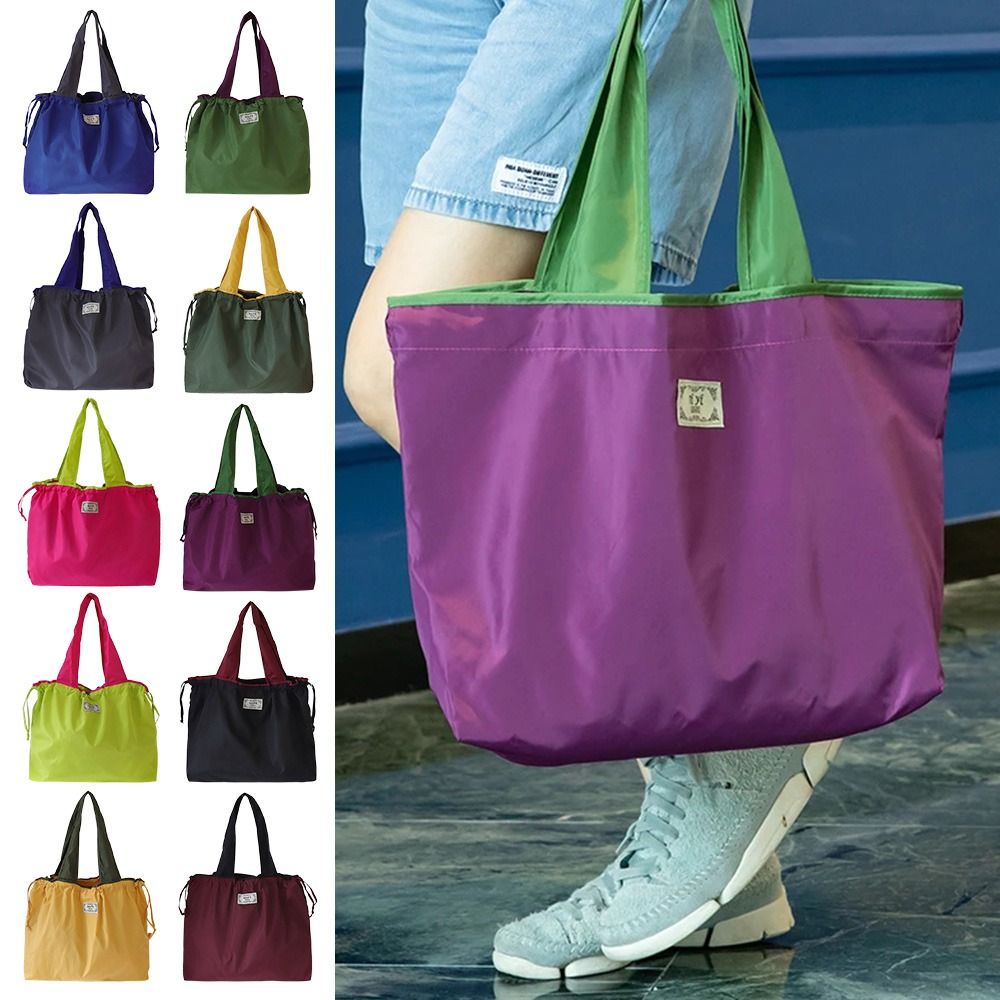 Reusable Bag - Fashion Drawstring Supermarket Shopping Bag Eco-Friendly