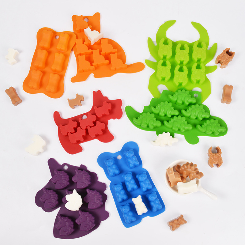 Animal Bear Cat Shape Silicone - đánh giá và giá Eco Soap