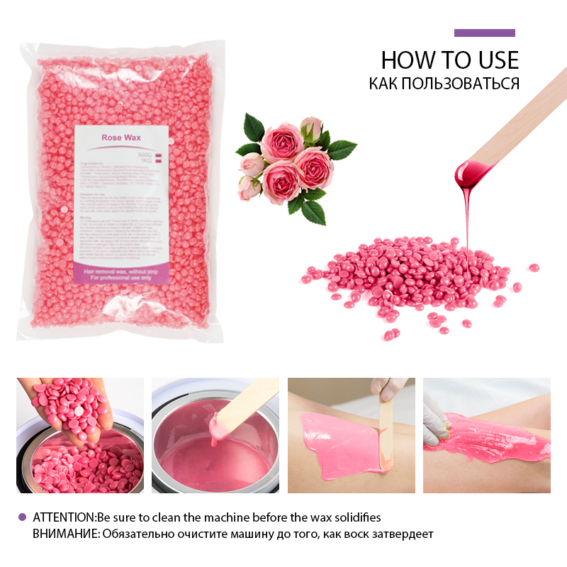 1000g Hot Film Painless Waxing - đánh giá và giá Beeswax Wrap