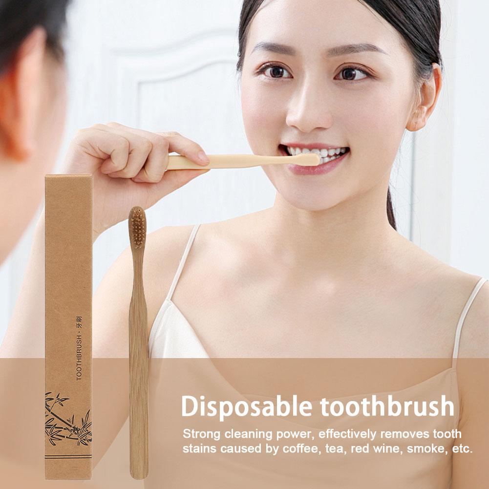 1/5/10Pcs Toothbrush Adult Bam - đánh giá và giá Bamboo Toothbrush
