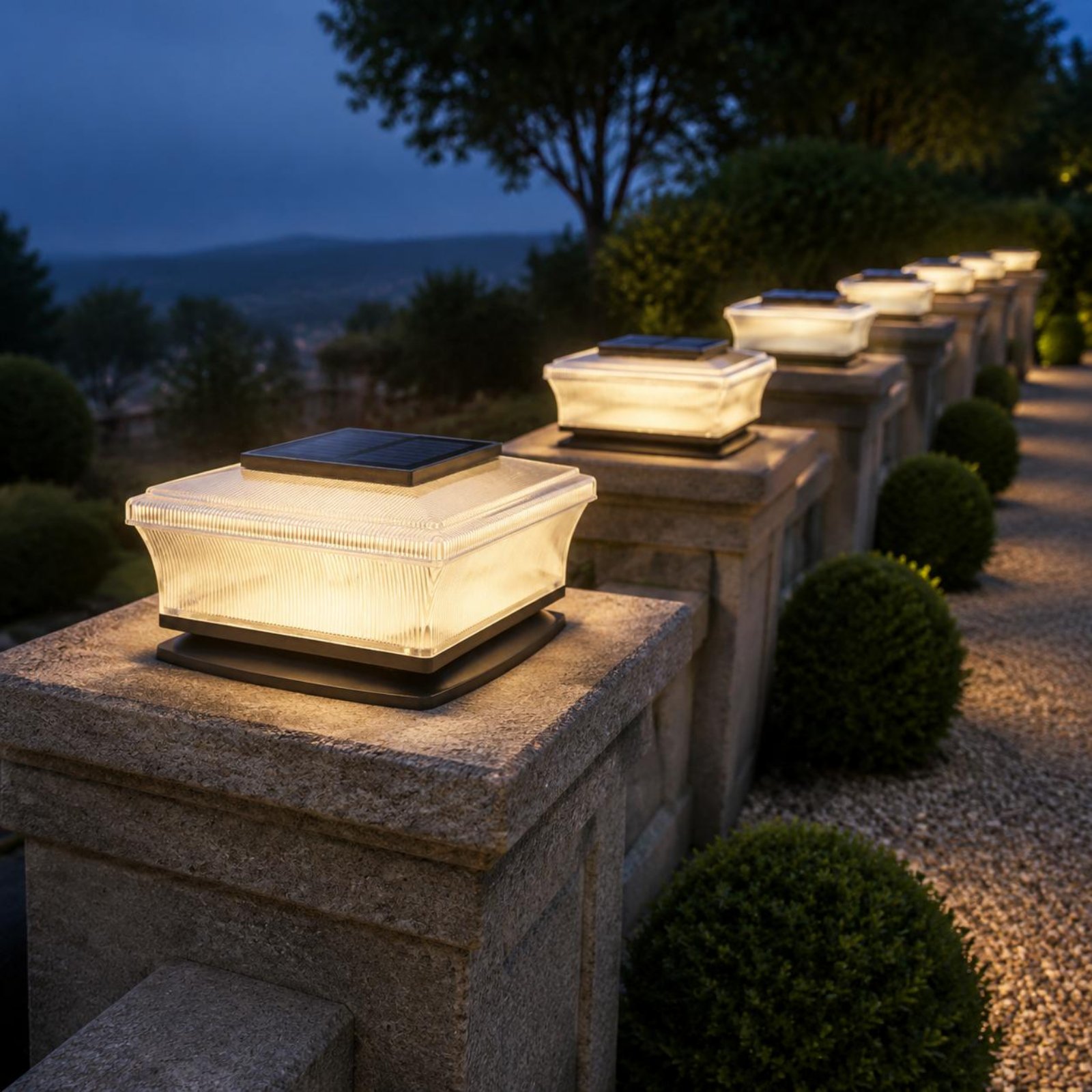 Solar Post Cap Light Wireless  - đánh giá và giá Solar Garden Light