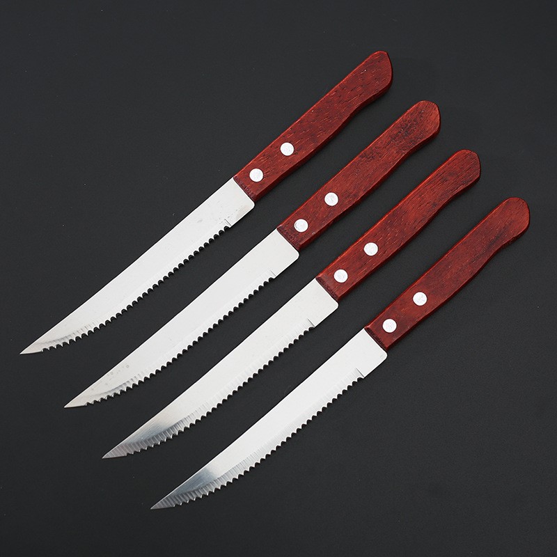 1-20 Pcs Stainless Steel Steak - đánh giá và giá Bamboo Cutlery