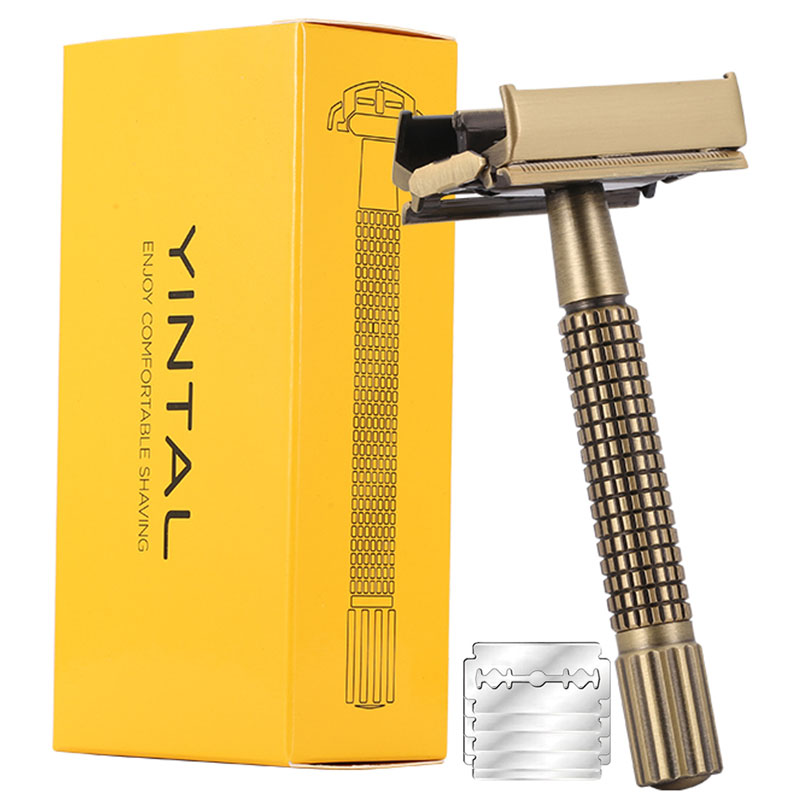 YINTAL Brass Men Safety TTO Ra - đánh giá và giá Safety Razor Handle