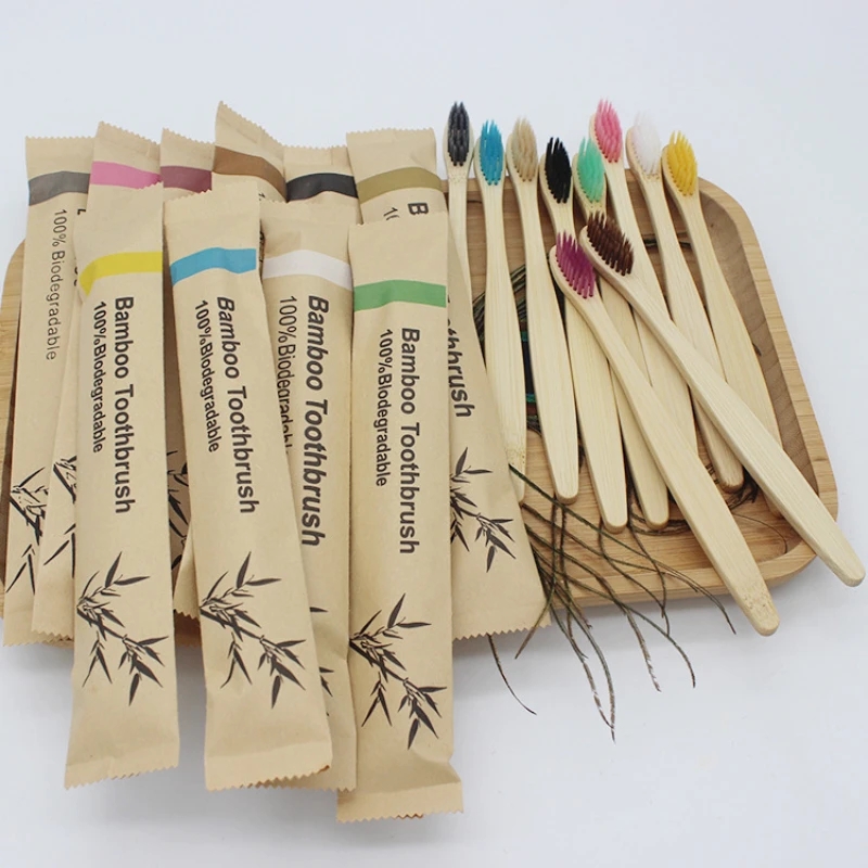 Bamboo Toothbrushes 100Pcs Eco - đánh giá và giá Bamboo Toothbrush