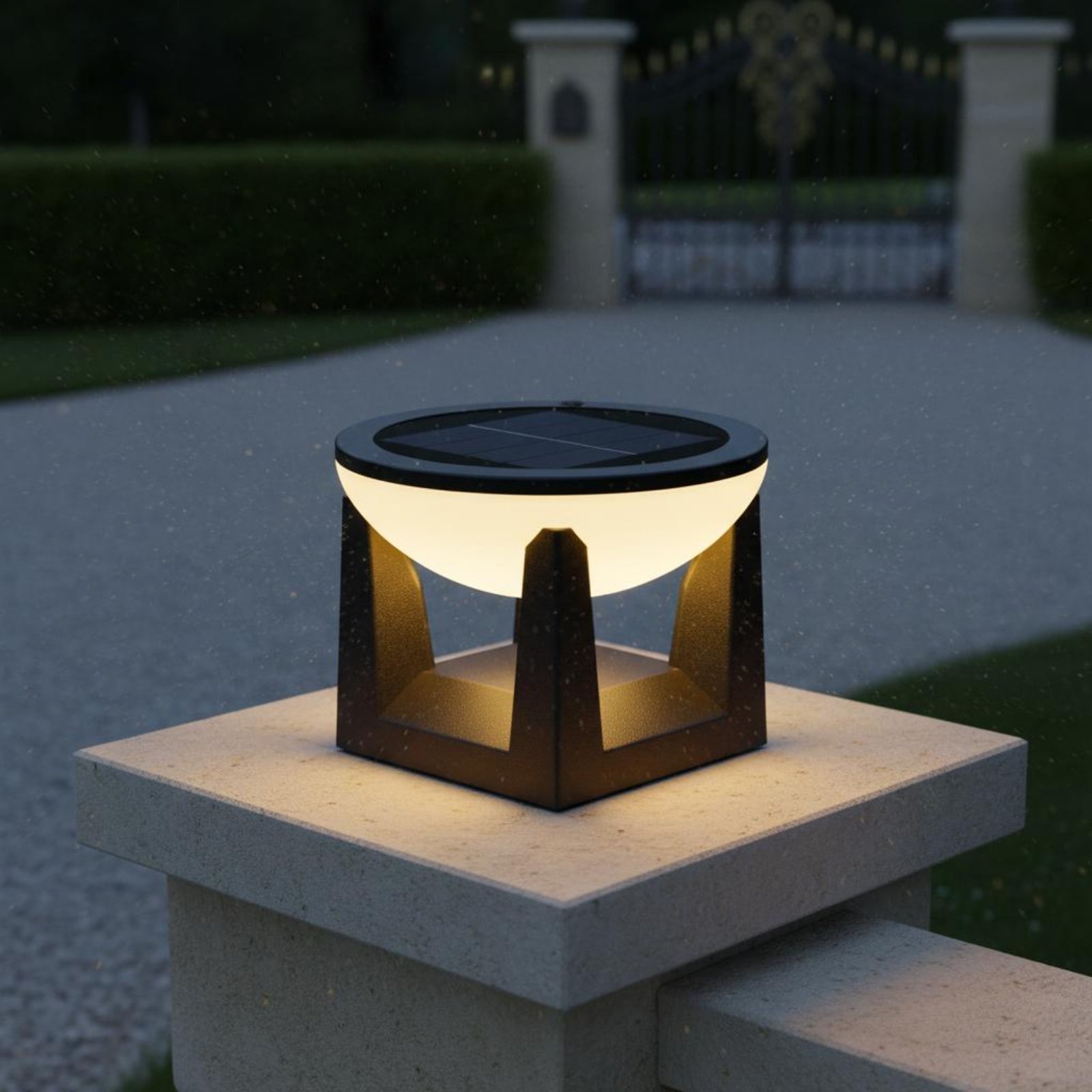 Solar Post Light Easy to Insta - đánh giá và giá Solar Garden Light