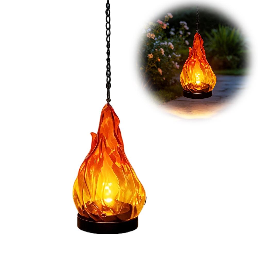 Solar Flame Hanging Lantern Li - đánh giá và giá Solar Garden Light
